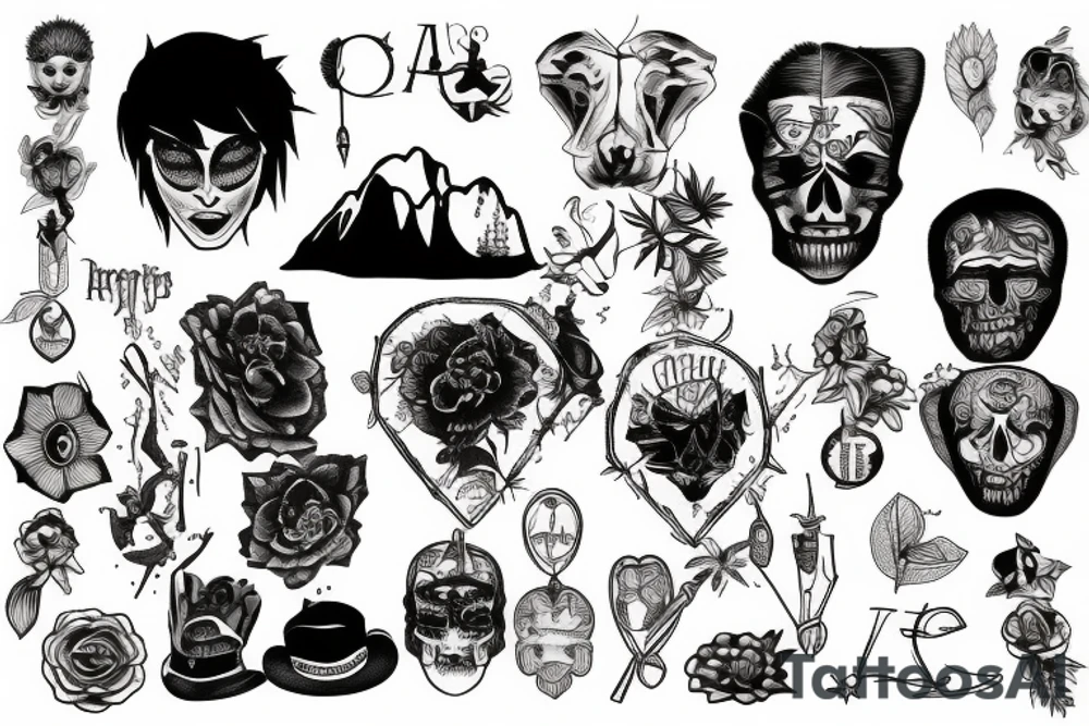 superstition mountains tattoo idea