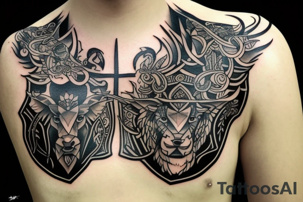 taurus warrior tattoo idea