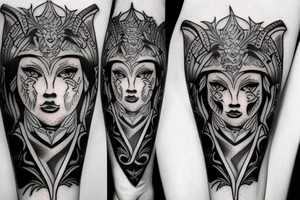 taurus warrior tattoo idea