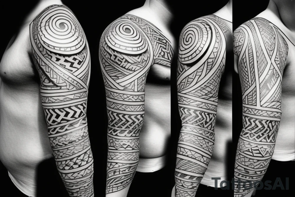 polynesian band tattoo tattoo idea