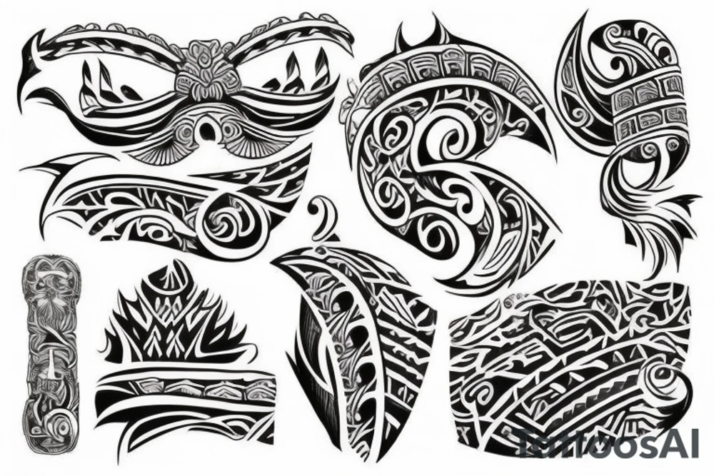 polynesian band tattoo tattoo idea