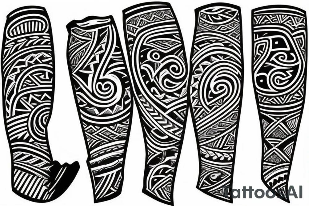 maori ankle tattoo tattoo idea