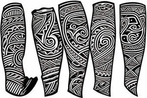 maori ankle tattoo tattoo idea