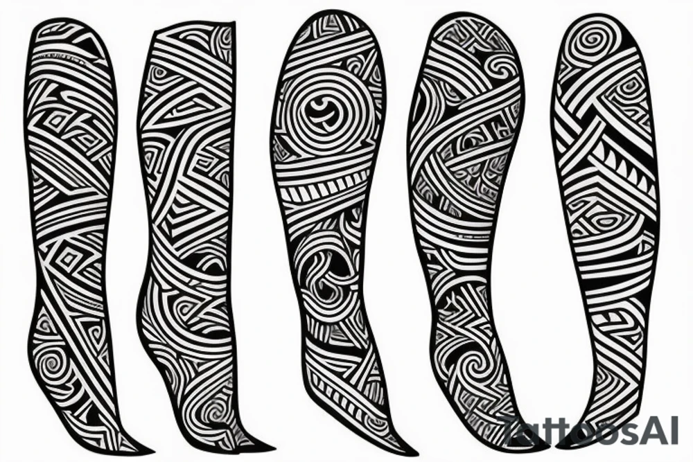 maori ankle tattoo tattoo idea