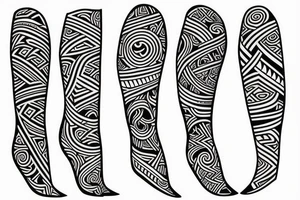 maori ankle tattoo tattoo idea
