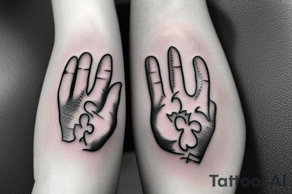 cat paw tattoo idea