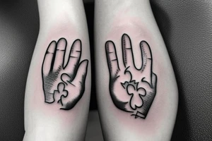 cat paw tattoo idea