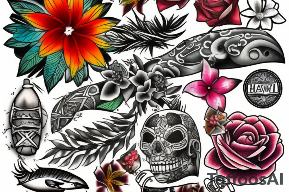 Hawaii tattoo idea