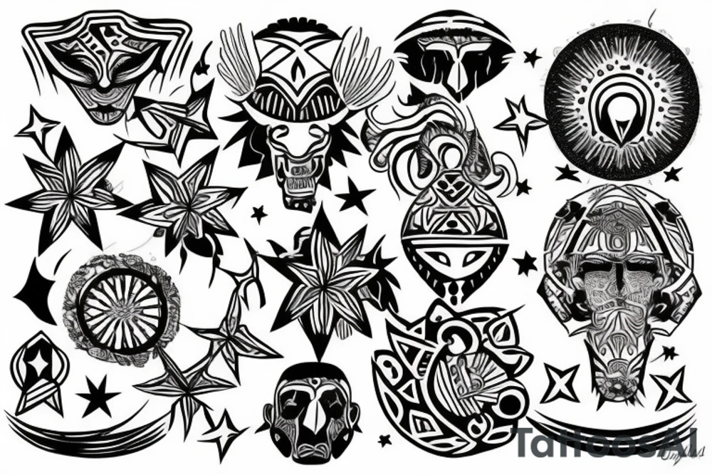 Stars tattoo idea