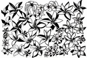 plumeria tattoo idea