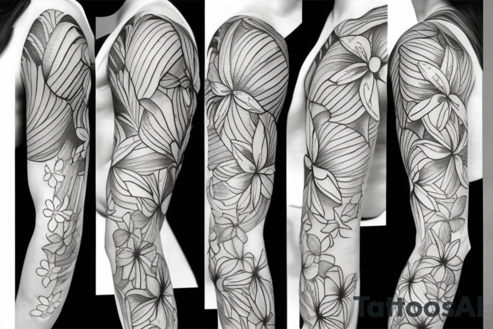 plumeria tattoo idea