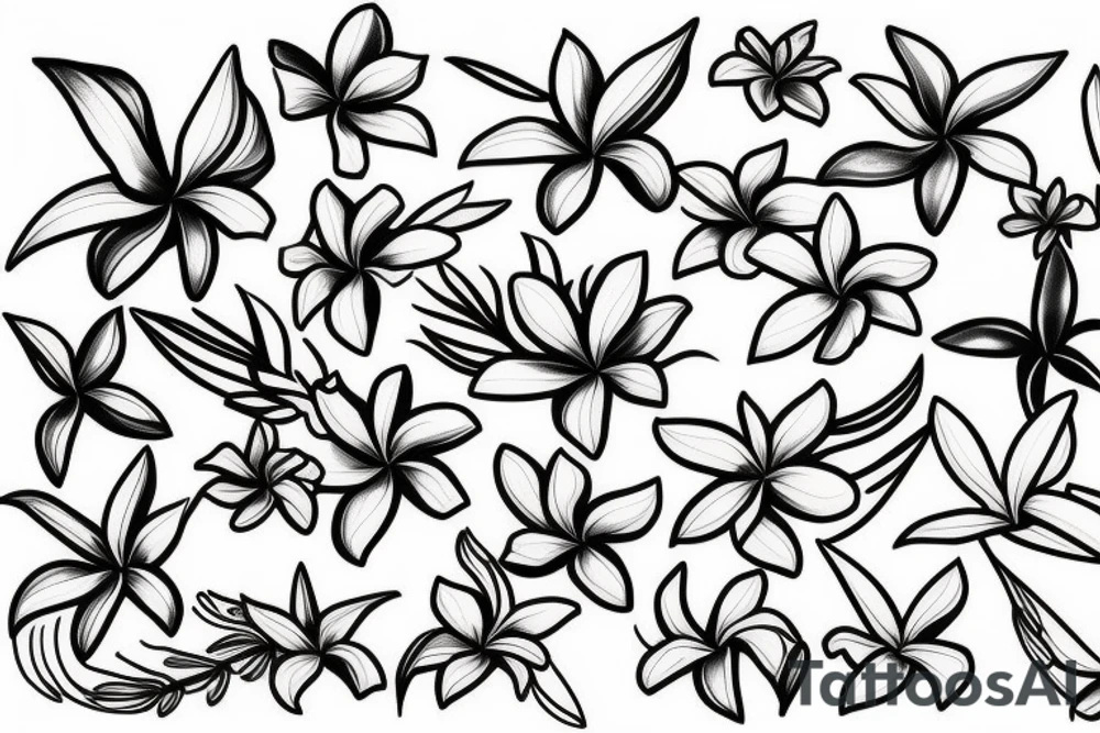 plumeria tattoo idea
