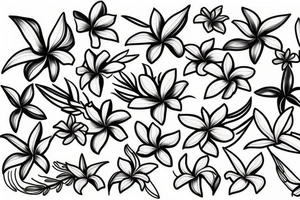 plumeria tattoo idea