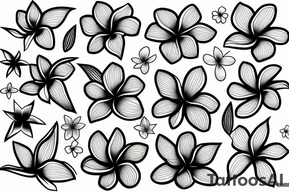 plumeria tattoo idea