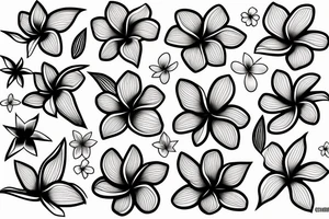 plumeria tattoo idea