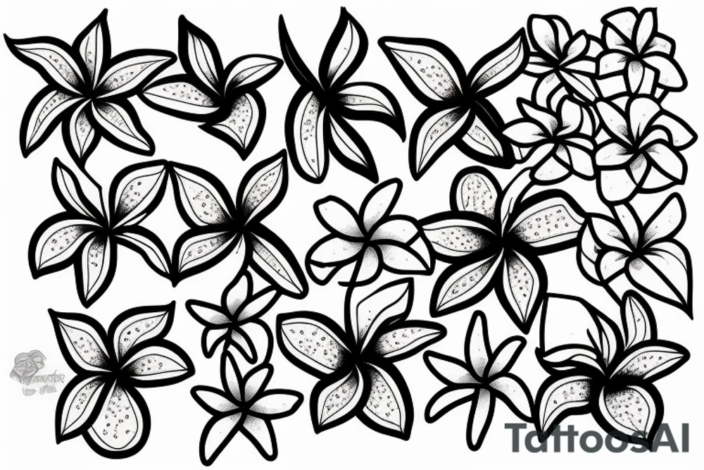plumeria tattoo idea