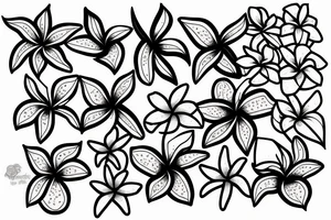 plumeria tattoo idea