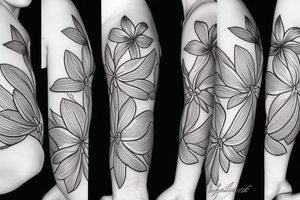plumeria tattoo idea