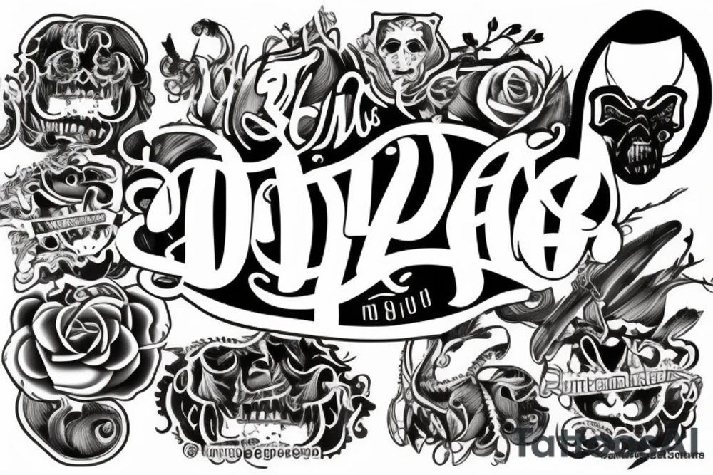 The name BARTEE tattoo idea