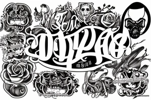 The name BARTEE tattoo idea