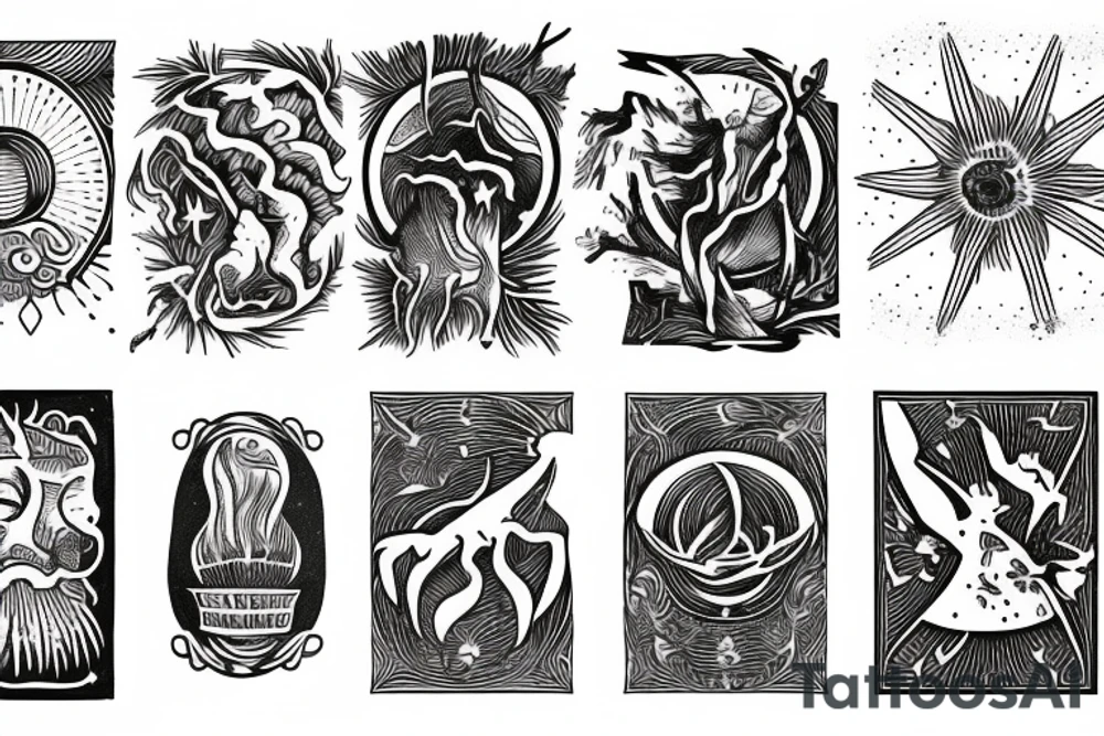 Flammarion woodcut tattoo idea