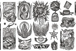Flammarion woodcut tattoo idea