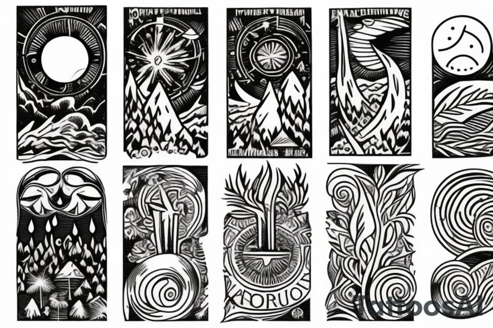 Flammarion woodcut tattoo idea