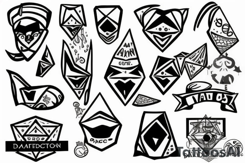 Diamond tattoo idea