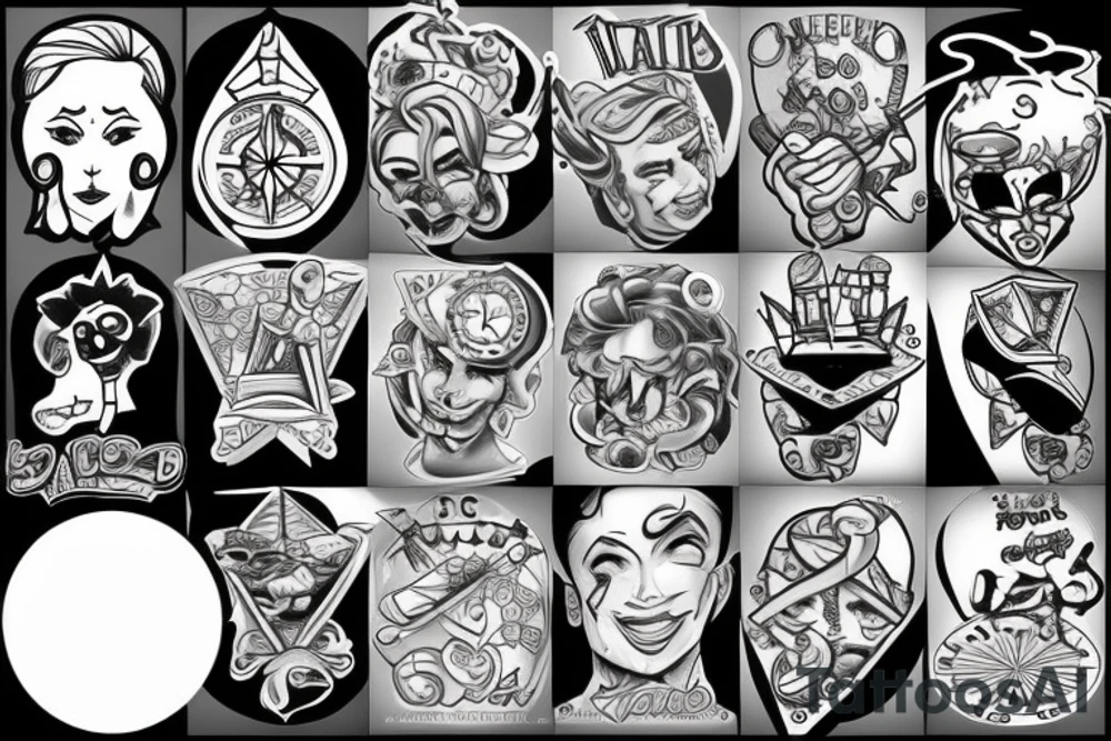 Diamond tattoo idea