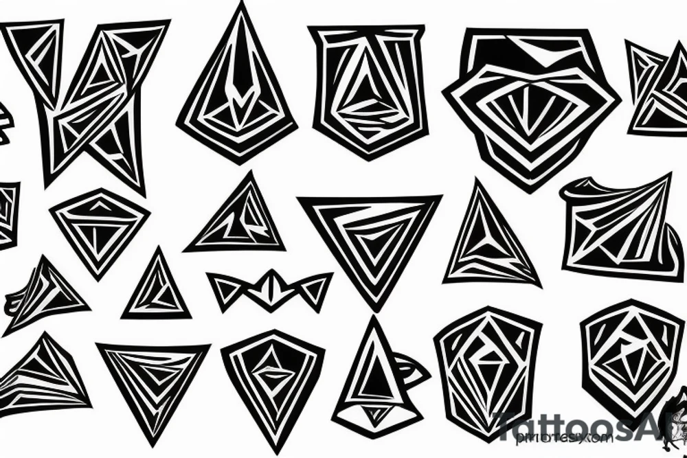 Diamond tattoo idea