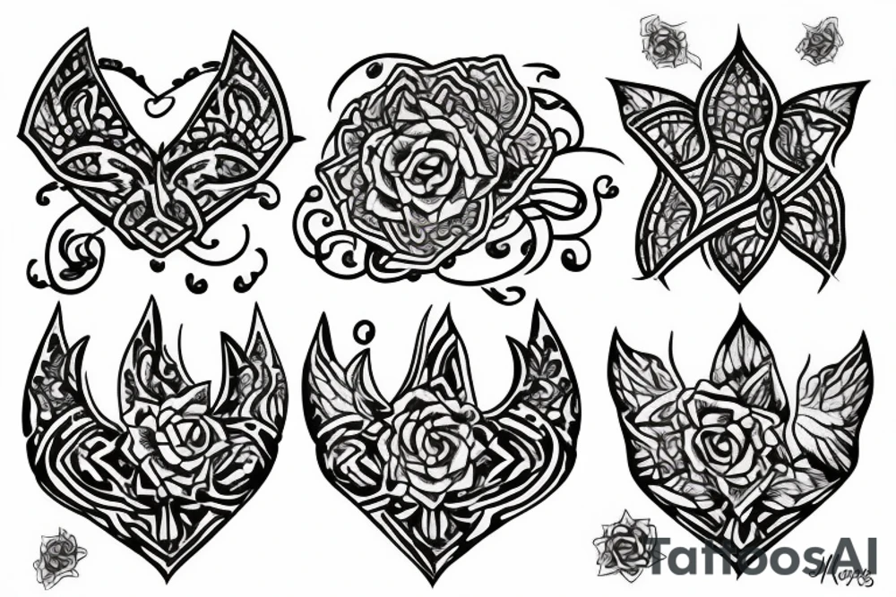 Diamond tattoo idea
