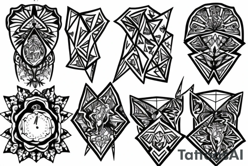 Diamond tattoo idea