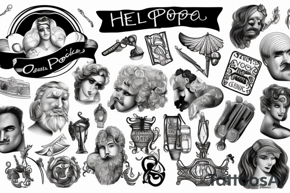 Hercules Poirot tattoo idea