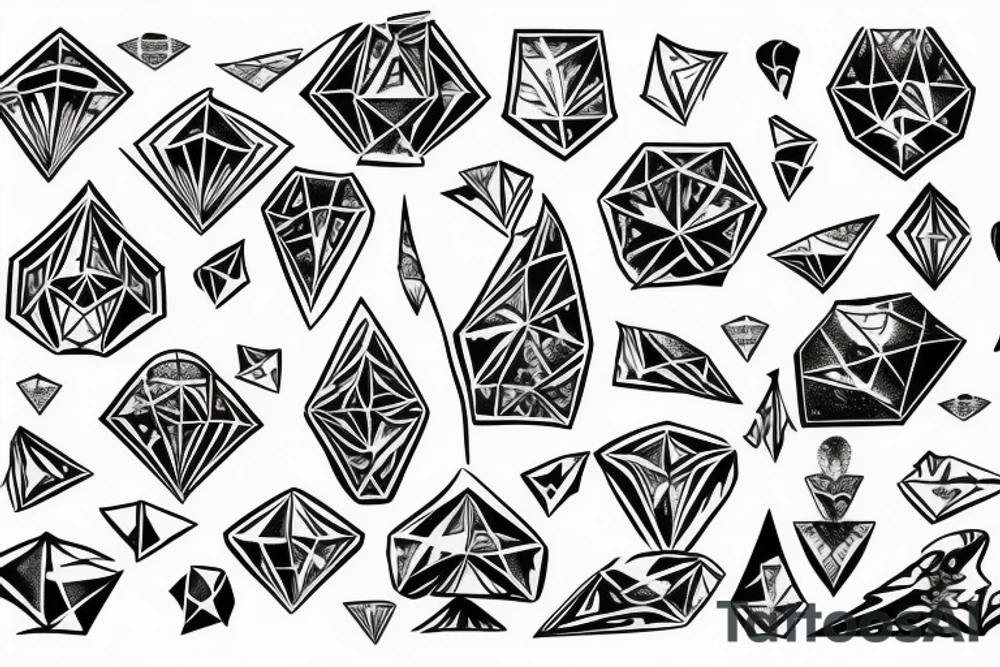 Diamond tattoo idea
