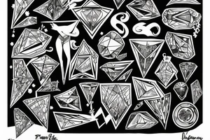 Diamond tattoo idea