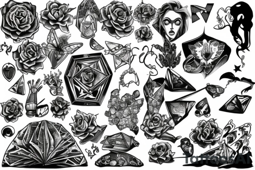 Diamond tattoo idea