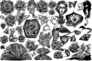Diamond tattoo idea