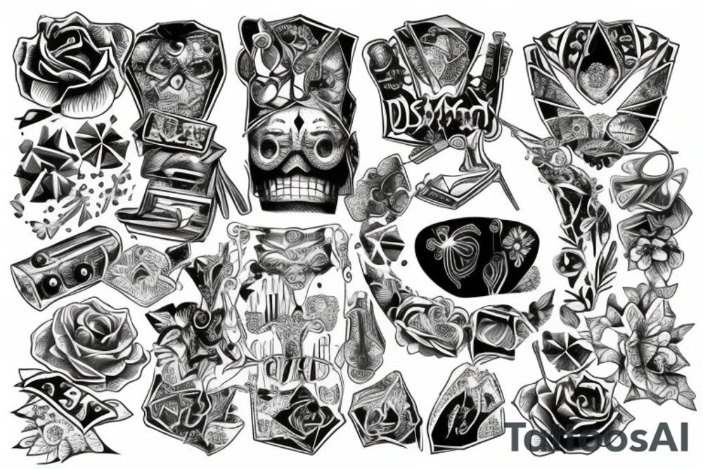 Diamond tattoo idea