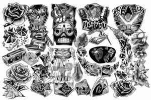 Diamond tattoo idea