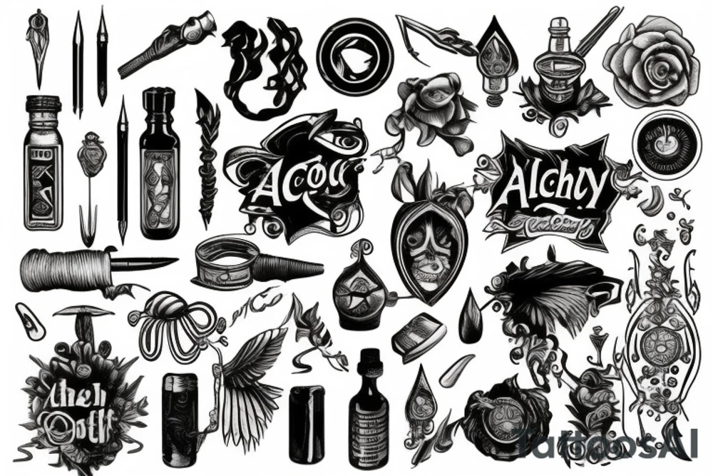 Alchemy tattoo idea