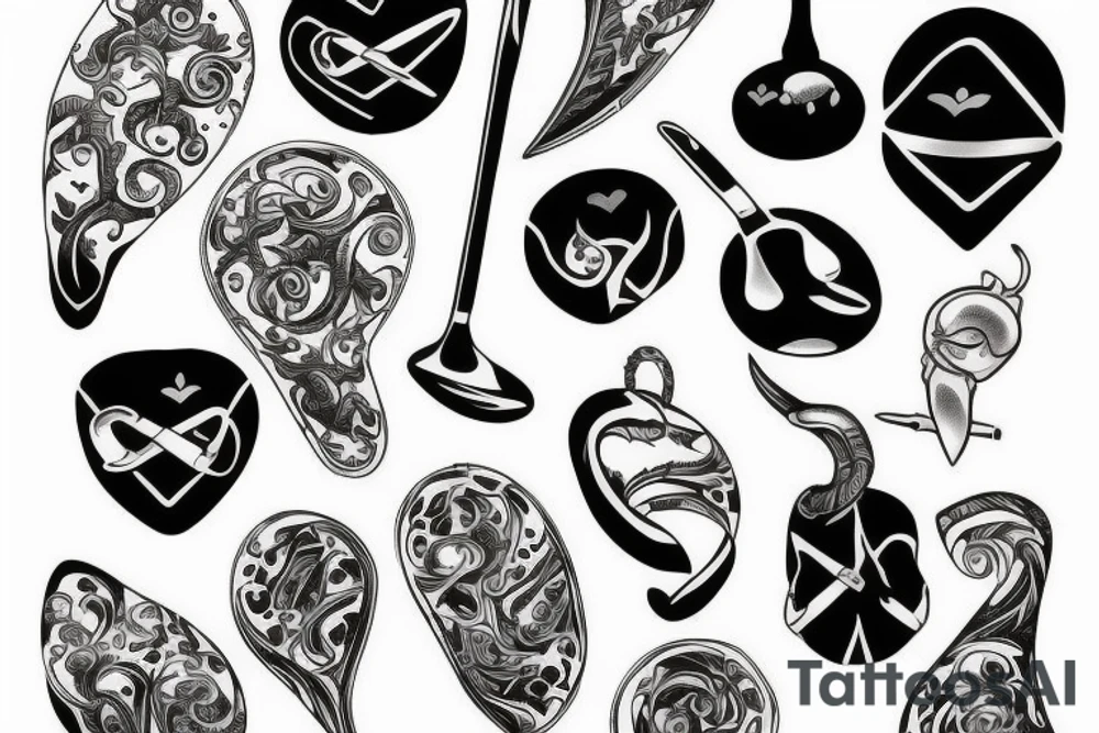 bent spoon tattoo idea