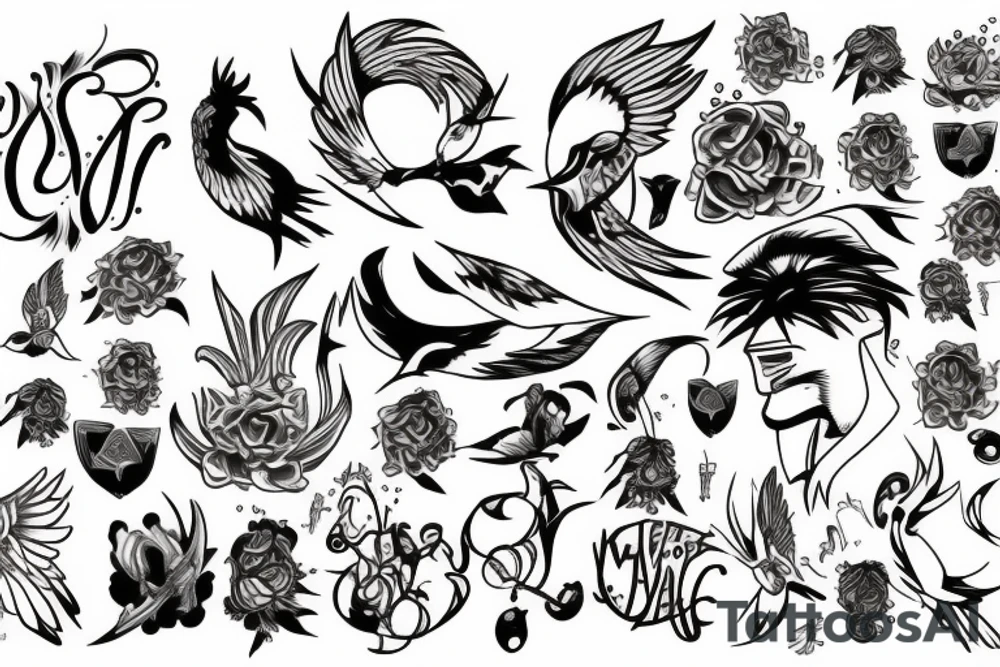 Phoenix tattoo idea