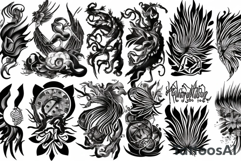 Phoenix tattoo idea