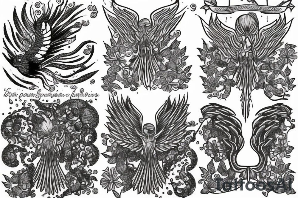 Phoenix tattoo idea