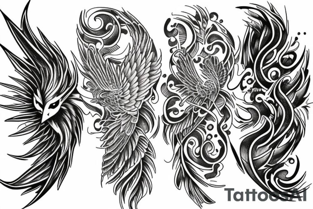 Phoenix tattoo idea