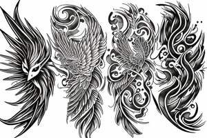 Phoenix tattoo idea