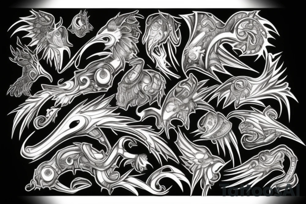 Phoenix tattoo idea