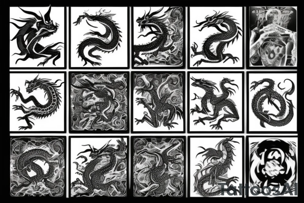 Dragon tattoo idea