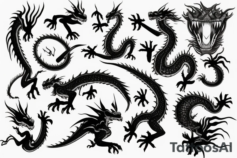 Dragon tattoo idea