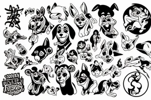 Scooby doo tattoo idea